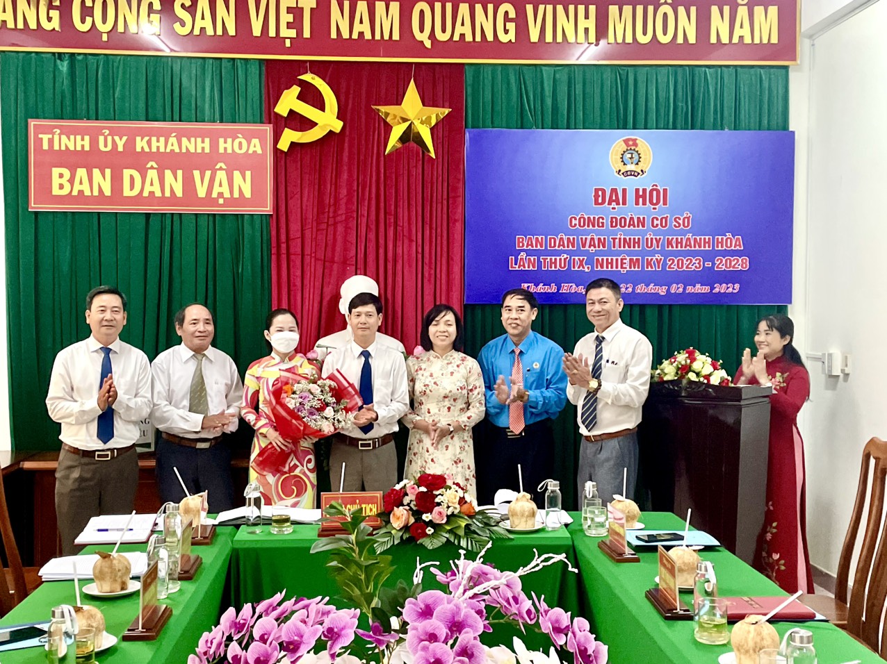 Đại hội Công đoàn cơ sở Ban Dân vận Tỉnh ủy Khánh Hòa